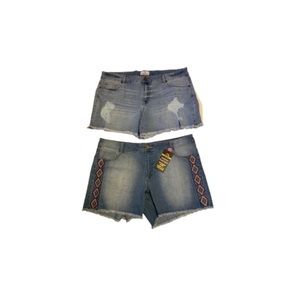 🆕 Jordache Cut Off Jean Shorts (2 Pairs) - Women’s Size 18